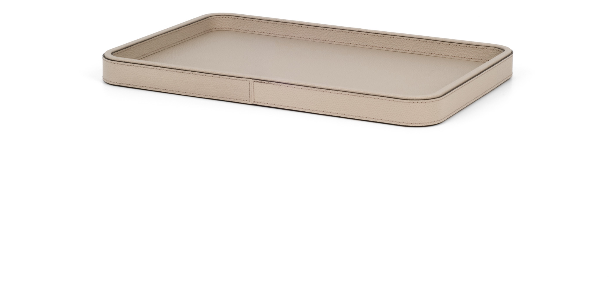 Прямоугольный поднос Jane - 50,4X37,2 см / зернистая кожа_черный
