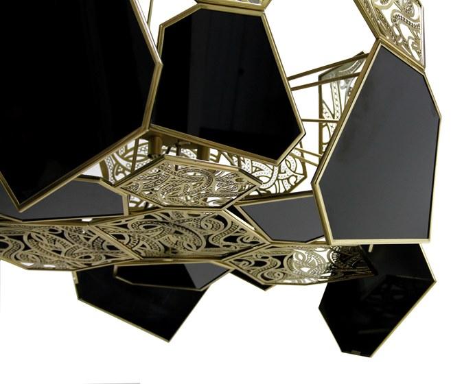 KOKET Подвесной светильник отраженного света из латуни Hypnotic sun-id-1406340 - Вид №1