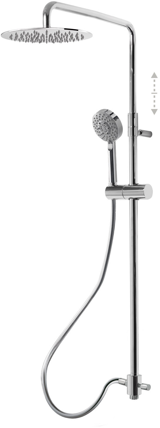 Набор душевой планки без смесителя с подачей воды и насадкой для душа-161213 TRES