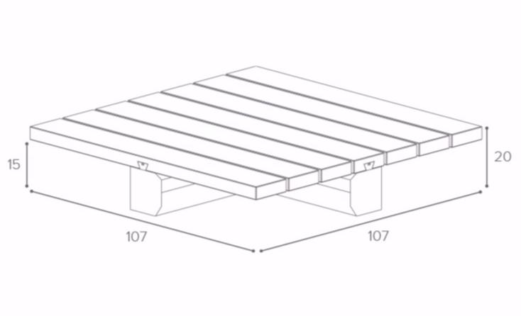 Royal Botania Низкий квадратный столик для сада из красного дерева Vigor lounge sun-id-1397041 - Вид №1