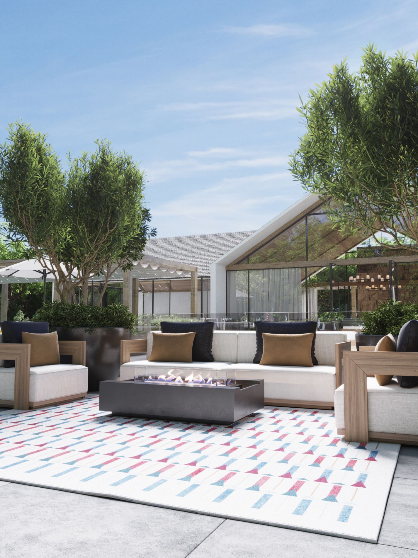 Прямоугольный ковер ручной работы Tapis Rouge узор ARCH-00038878 - Вид №3