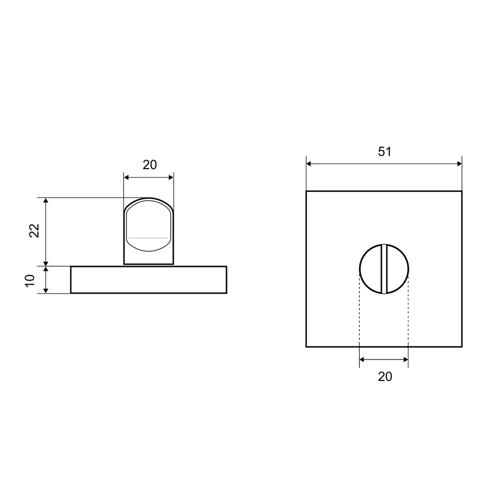 Накладка фиксатор Palladium Z 200 BK CP ЦАМ цвет хром 83425507 STLM-2083074  - Вид №3