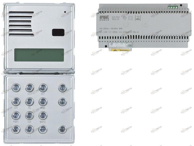 Urmet Домофон и видеодомофон Kit base impianto 1783/703 
