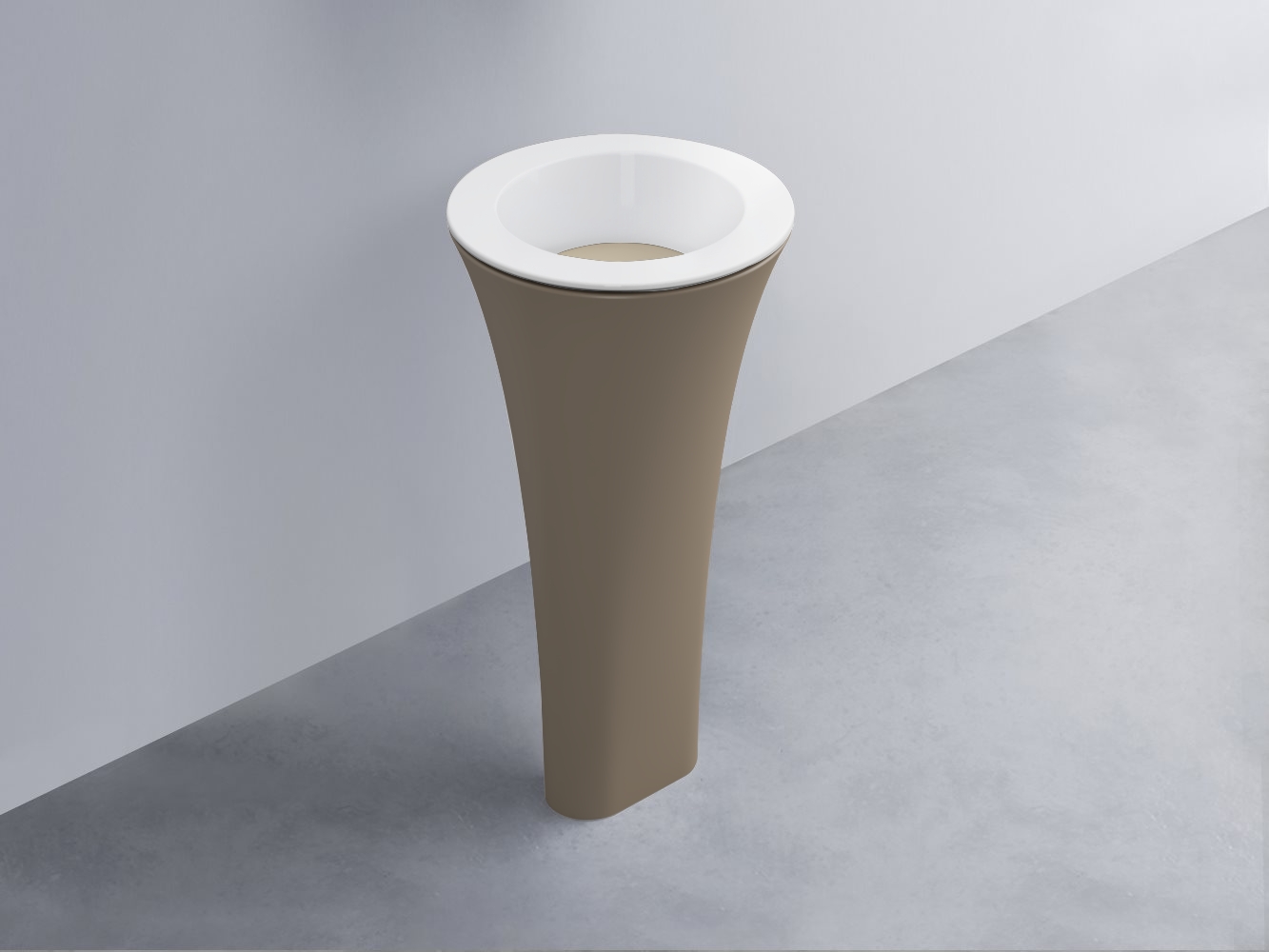 AMLA45-BL+AMPILT-LN+AMCOLT-AN Раковина Amedeo Tondo отдельностоящая cielo Enjoy + Amedeo Ceramica Cielo