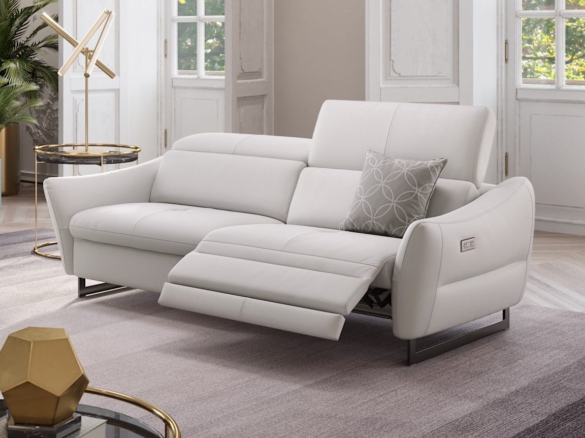 3-местный кожаный диван Sofanella MODENA ARCH-00120211 - Вид №1