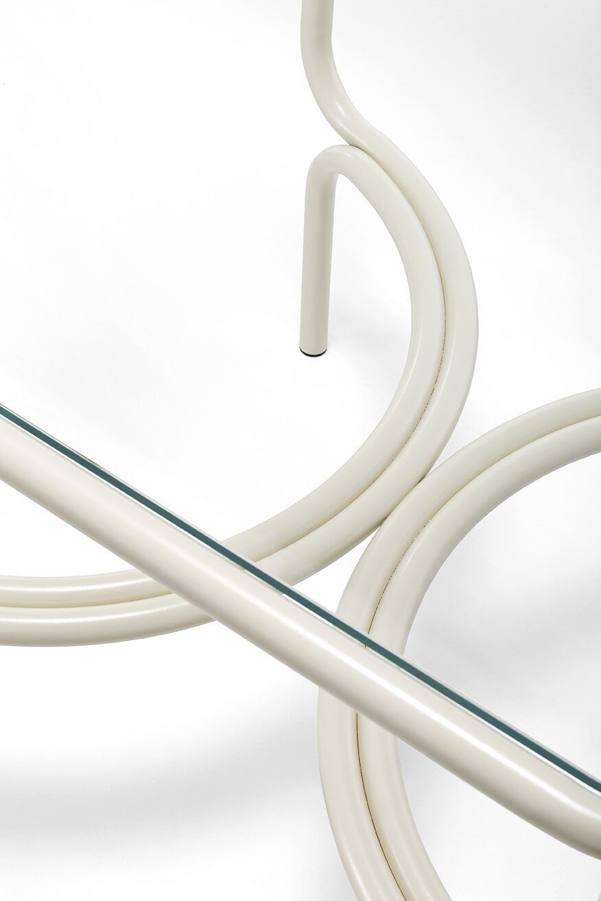 Садовый стол из нержавеющей стали и стекла Exteta Jacquemus + Exteta Special Re-Edition ARCH-00092427 - Вид №1