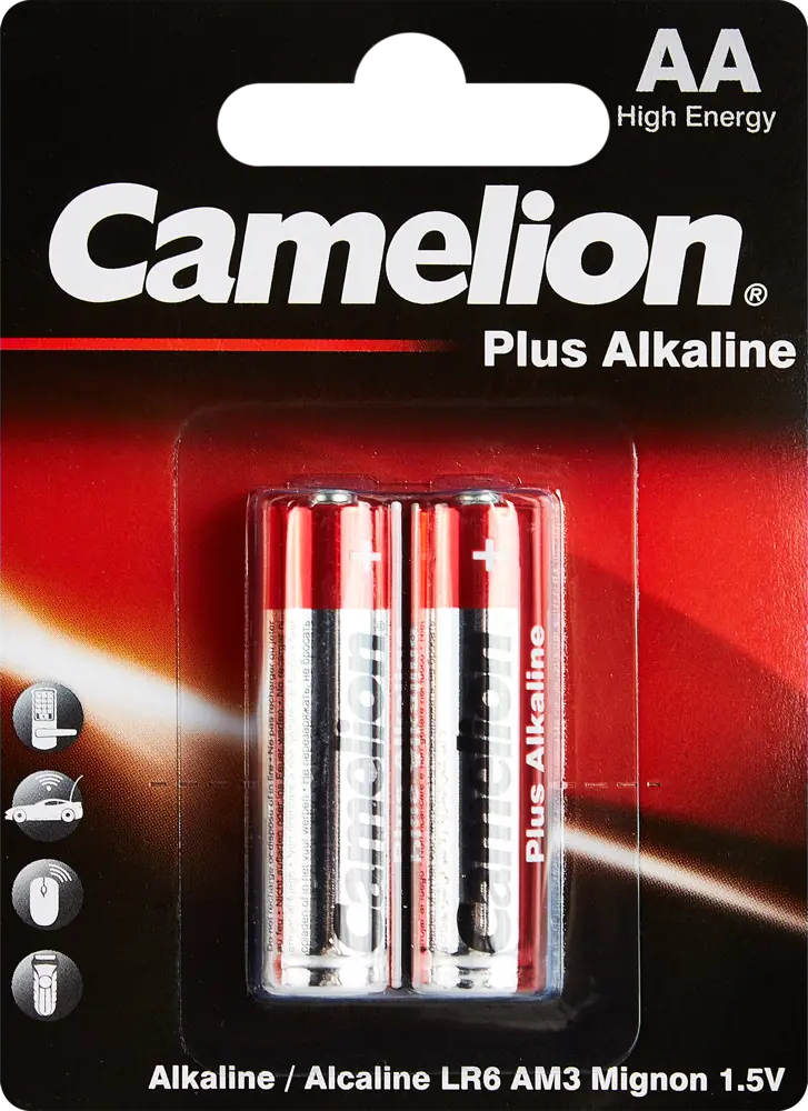 Алкалиновые батарейки Santreyd AA LR6 1.5V - 2 шт, надежное питание для устройств 89350648