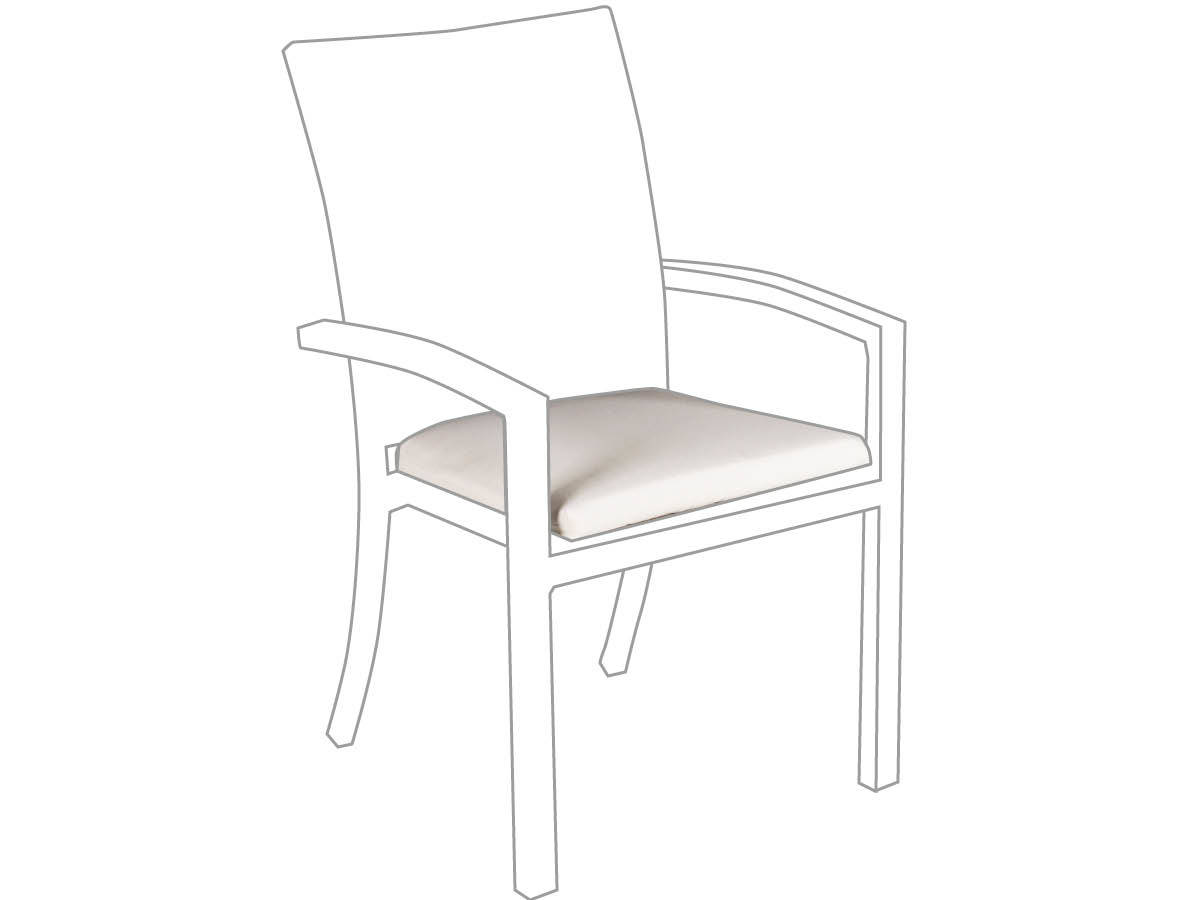 10.00.1455 Кресло Bellini подушка сиденья Outdoor Classic Ecru Mbm 