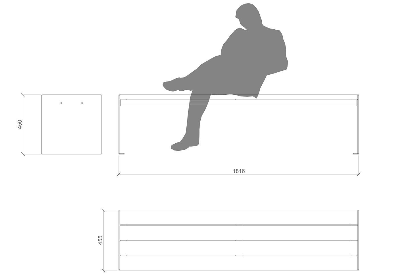 Скамейка в окуме Lazzari Recto ARCH-00149897 - Вид №23
