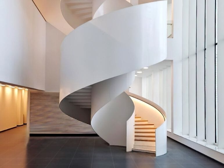 Винтовая лестница из металла и дерева Crestani 2000 FUTURA ARCH-00081939