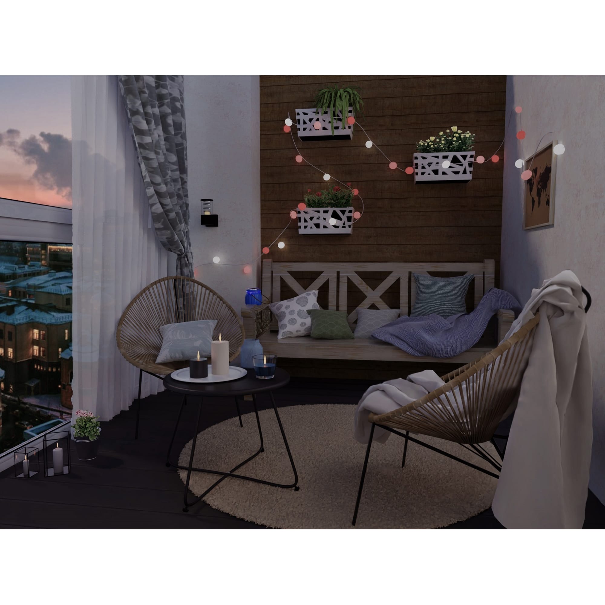 82305202 Подушка «Амазонка» 50x50 см, цвет белый/зелёный Santreyd  - Вид №7