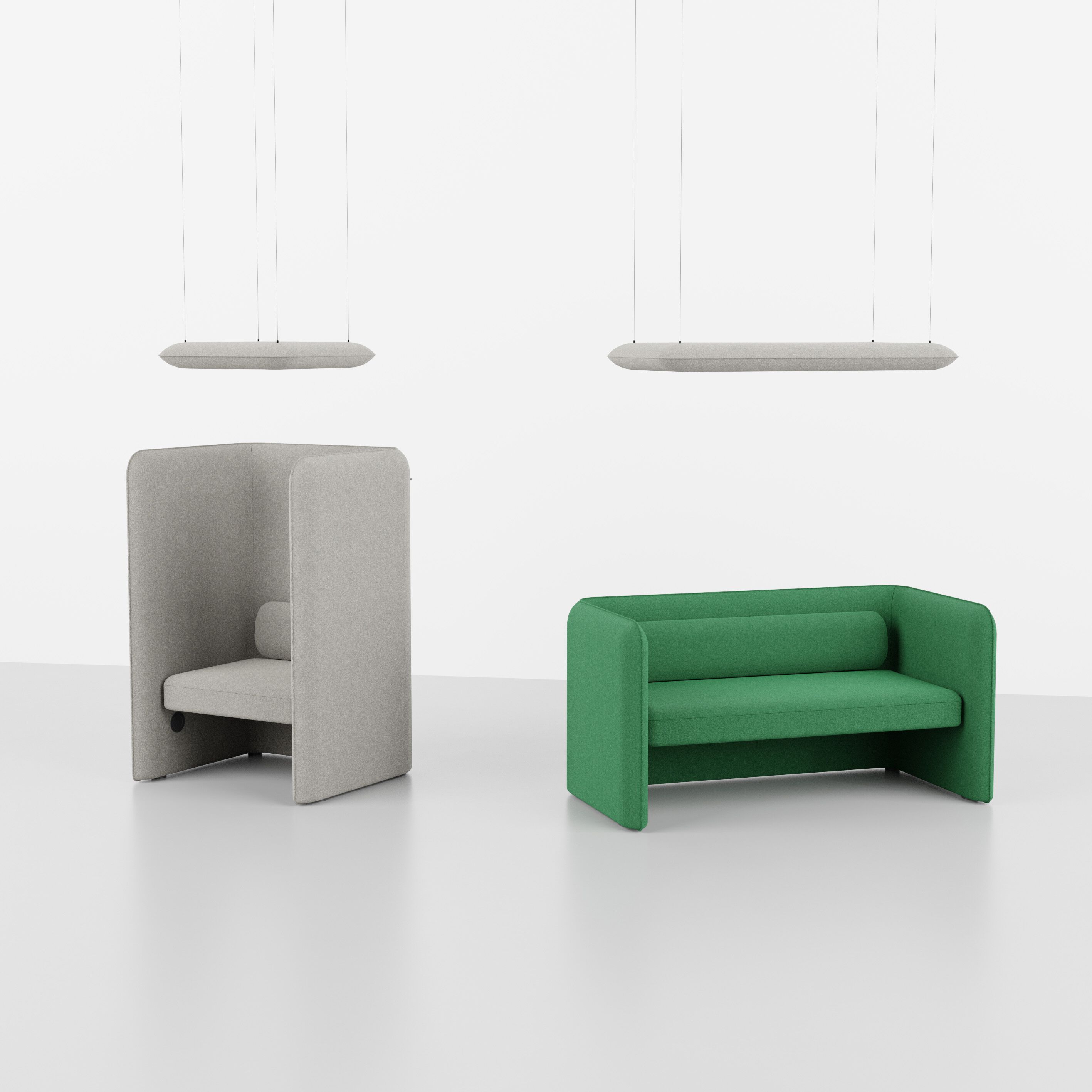 Акустическая подвесная панель из ткани IBEBI Kumo ARCH-00050825 - Вид №4