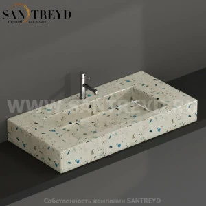 IN101AGB Подвесная раковина настенная прямоугольная Ceramica Globo  белая