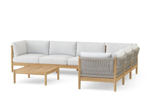 Садовый диван из тикового дерева