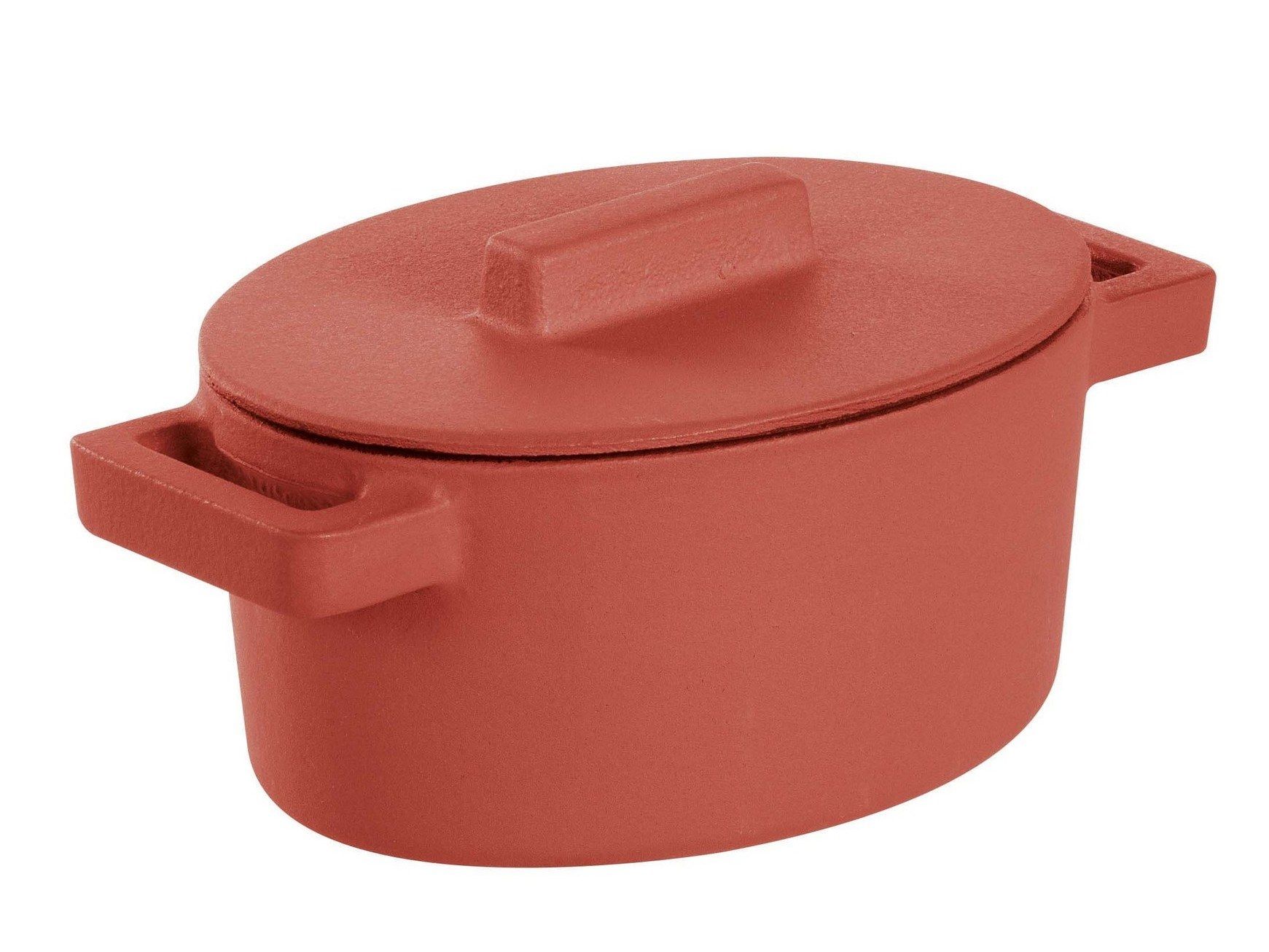 Овальная чугунная кастрюля с крышкой Sambonet Terracotto ARCH-00099909 - Вид №10