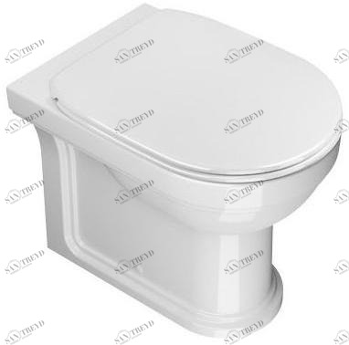 1vpcr00 Приставной унитаз напольный Белый CERAMICA CATALANO Canova royal Италия