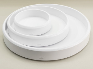 Круглый лоток из смолы