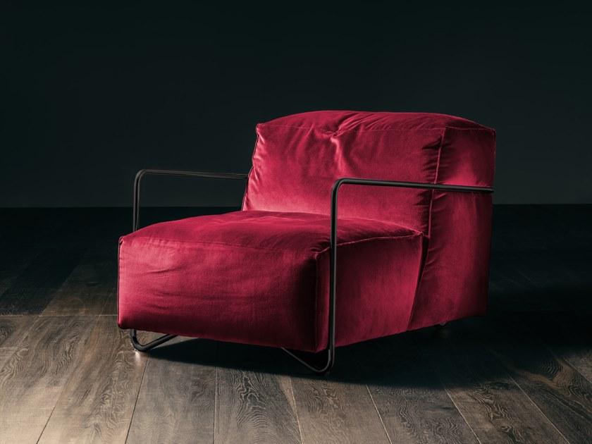 GIOPAGANI Кресло из ткани с подлокотниками Esprit noir sun-id-1369377 - Вид №6