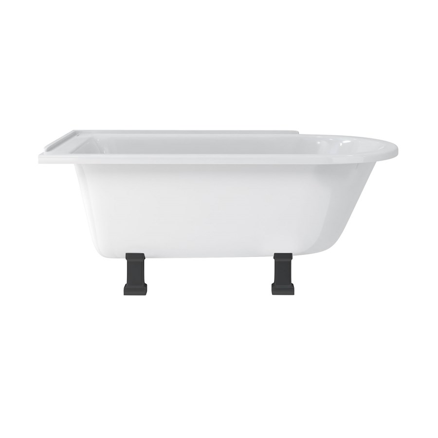 Burlington Душевая ванна Hampton 150 см со стандартными ножками для левой руки Левая рука с периодической ножкой из хрома E9 CHR E20  - Вид №8