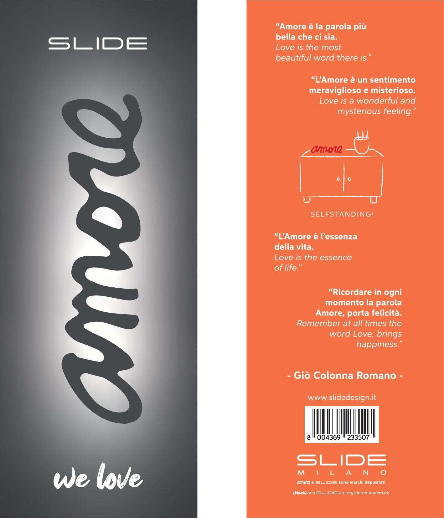 Безделушка из плексигласа SLIDE Lettering Collection ARCH-00087356 - Вид №6