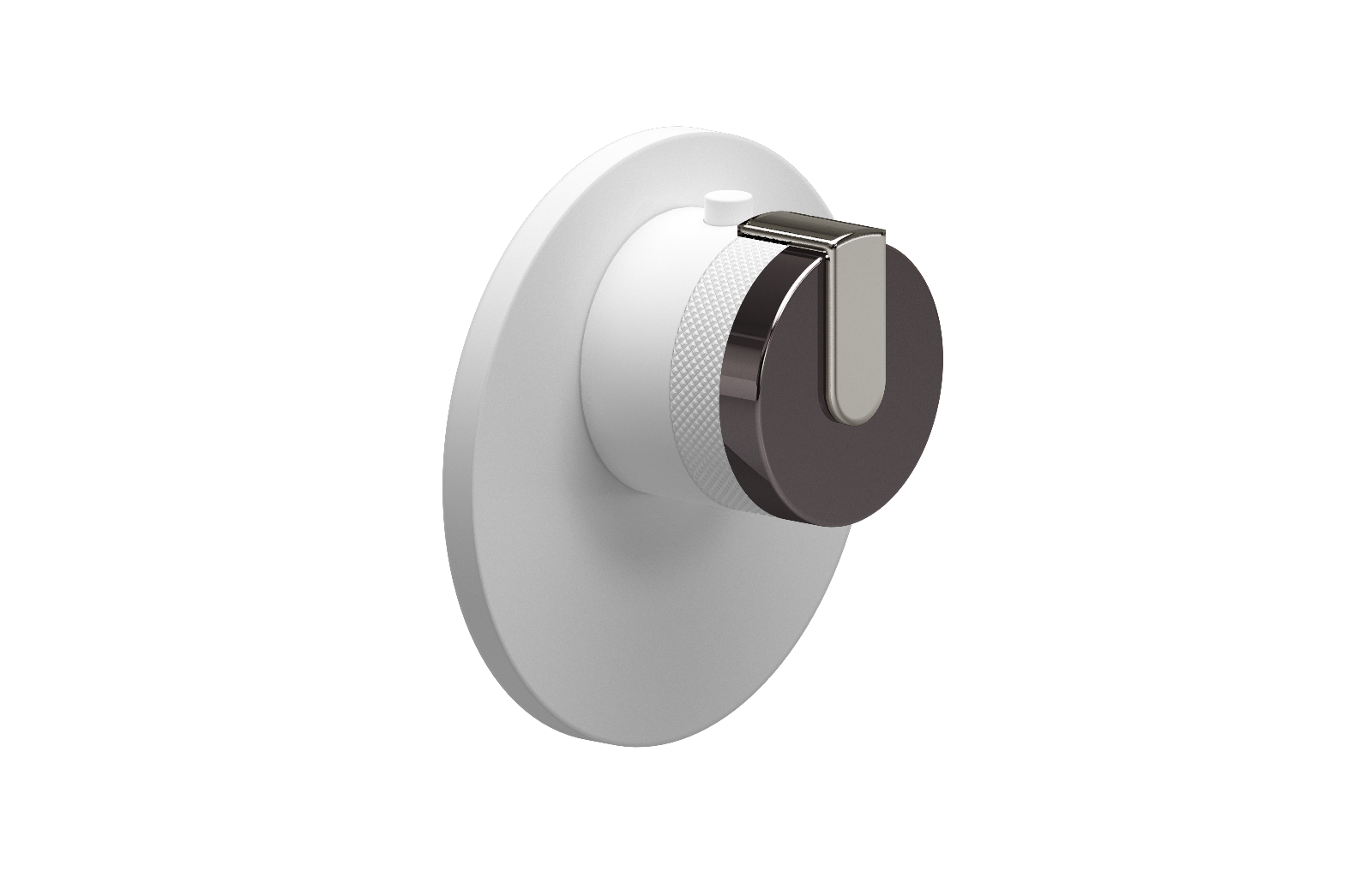 E-8027-R1OXE-L1PC-WT-T Термостатический переключатель 3/4-Внешняя часть GRAFF MOD+