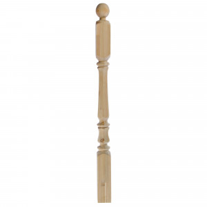 18362448 Столб лестничный гранёный 90х90х1200 мм, лиственница сорт Экстра