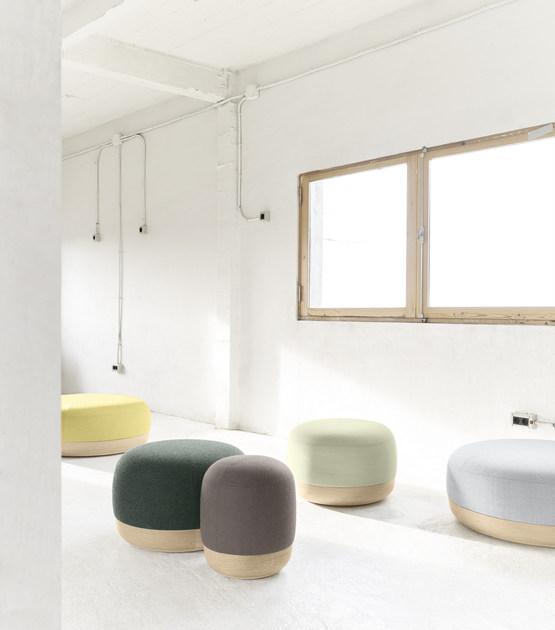 ALKI Круглый пуф из ткани Egon sun-id-1387890 - Вид №8