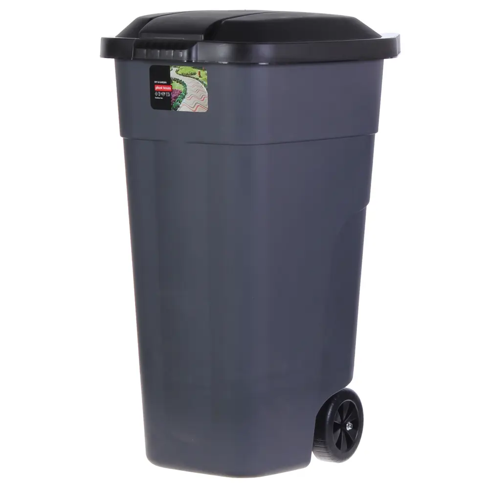 Бак для мусора на колёсах, с крышкой, 110 л Santreyd STLM-2138984