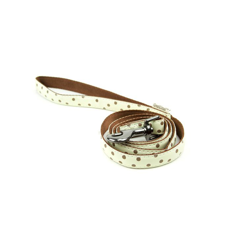 ПР0057039 Поводок для собак Polka Dot 10ммх1,2м светящийся в темноте Great&Small 