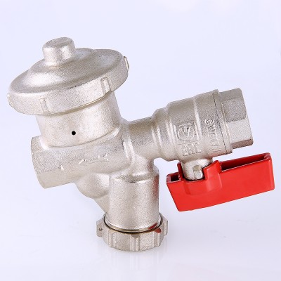 VT.300.N.04 Кран шаровой со встроенным фильтром и редуктором давления (КФРД) универсальный Valtec 1/2"  - Вид №12