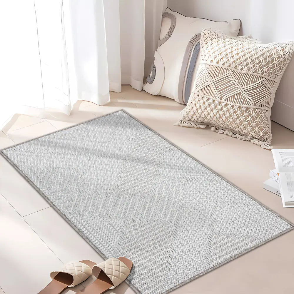 Циновка Дели 80x120 см полипропилен 84216_53311 цвет бирюзовый ROYALTAFT STLM-2080217 - Вид №6