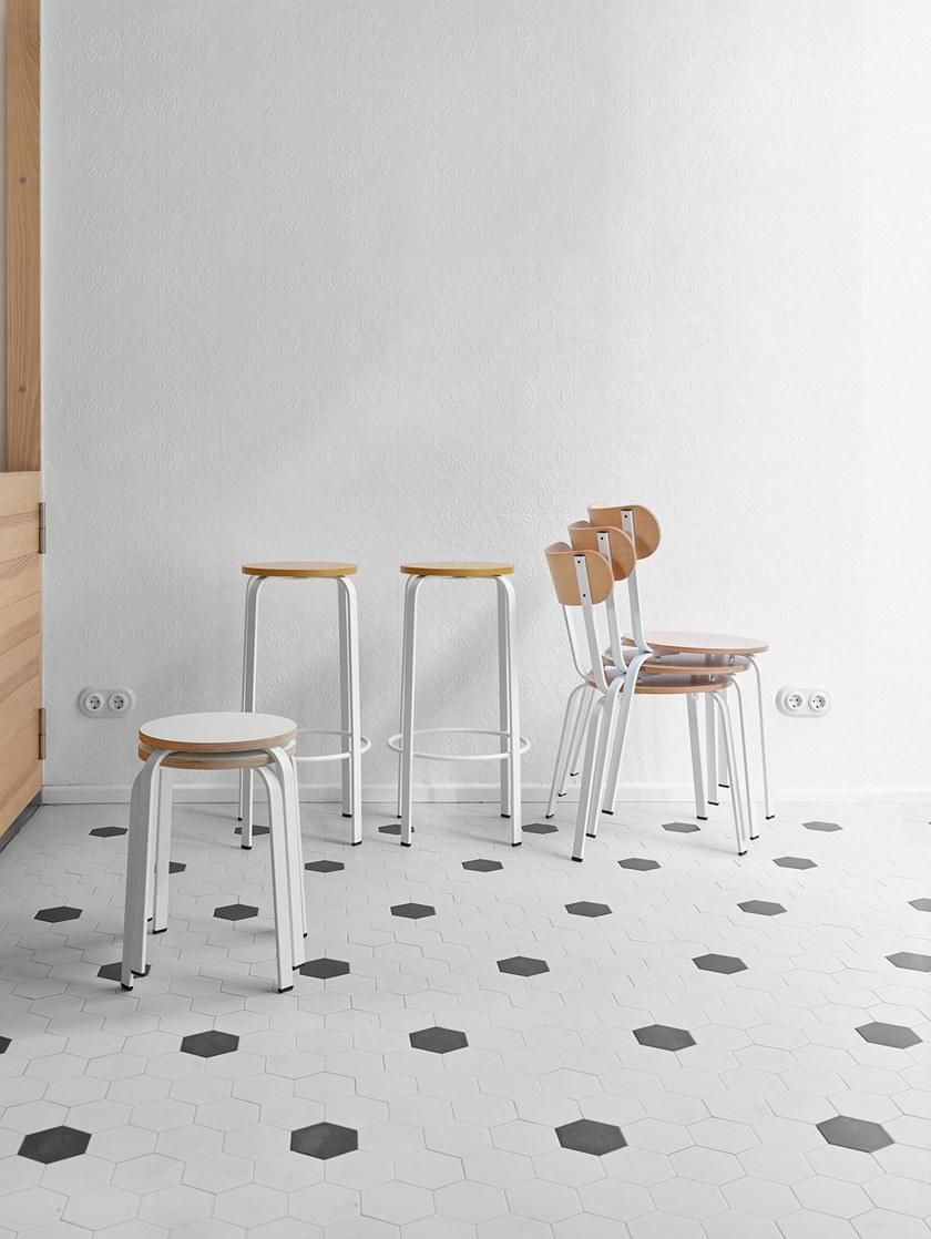 ONDARRETA Высокий табурет с подставкой для ног sun-id-1477435 - Вид №8