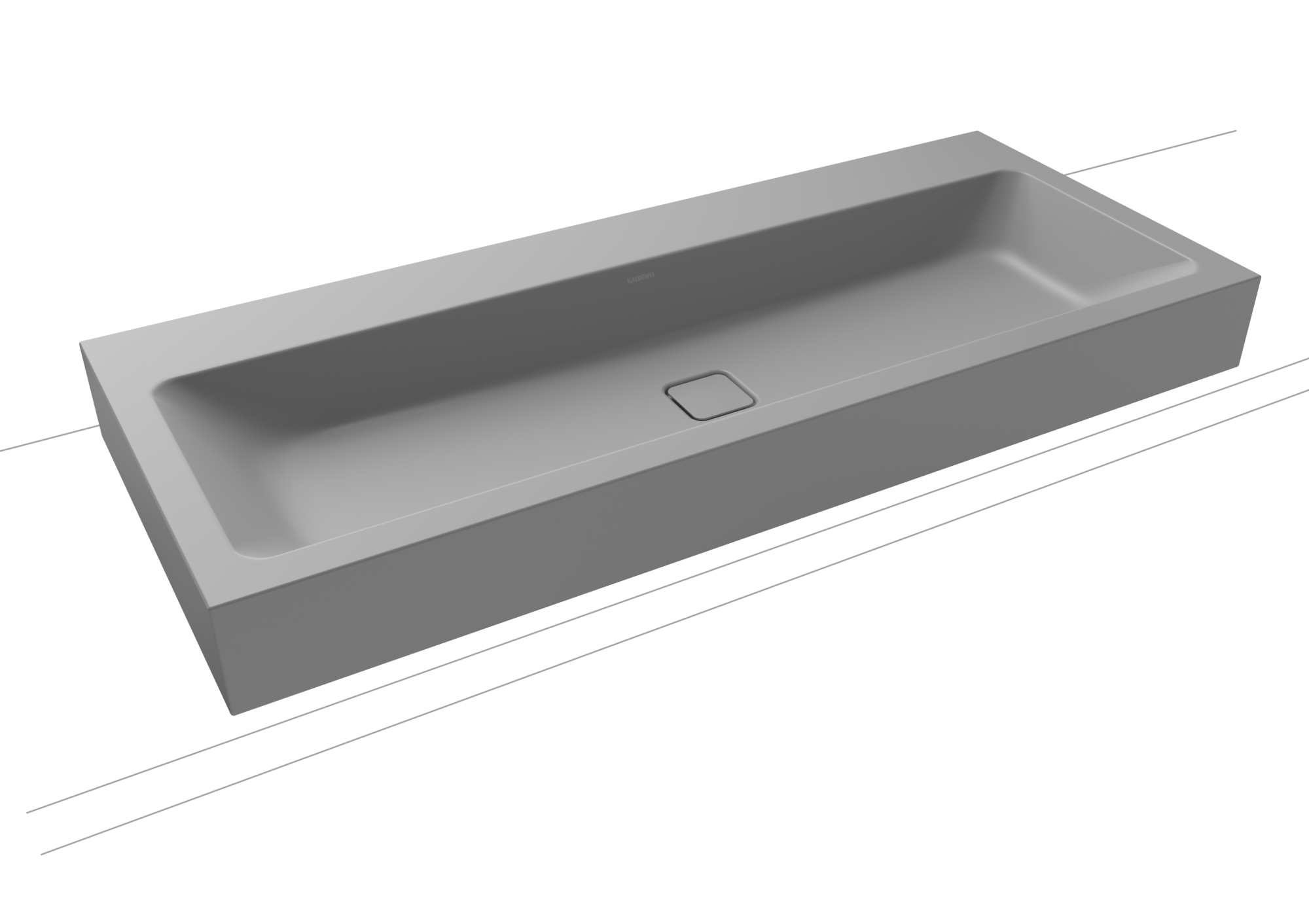 Умывальник KALDEWEI Сталь эмалированная 3091 453 холодный серый 30 30913319453