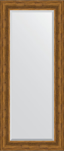 BY 3550 Зеркало с фацетом в багетной раме - травленая бронза 99 mm EVOFORM Exclusive