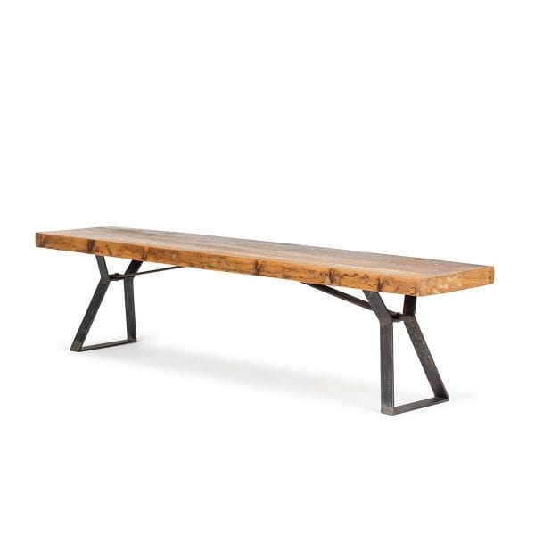080296 Скамья из переработанного дерева Francisco Segarra Nissen Santreyd 