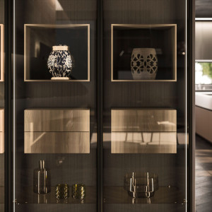 Витрина со встроенным освещением