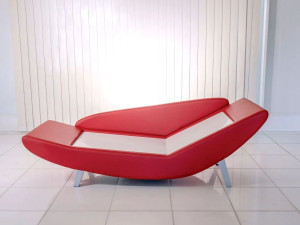 Пенный шезлонг с нагревающими биопозитивными камнями