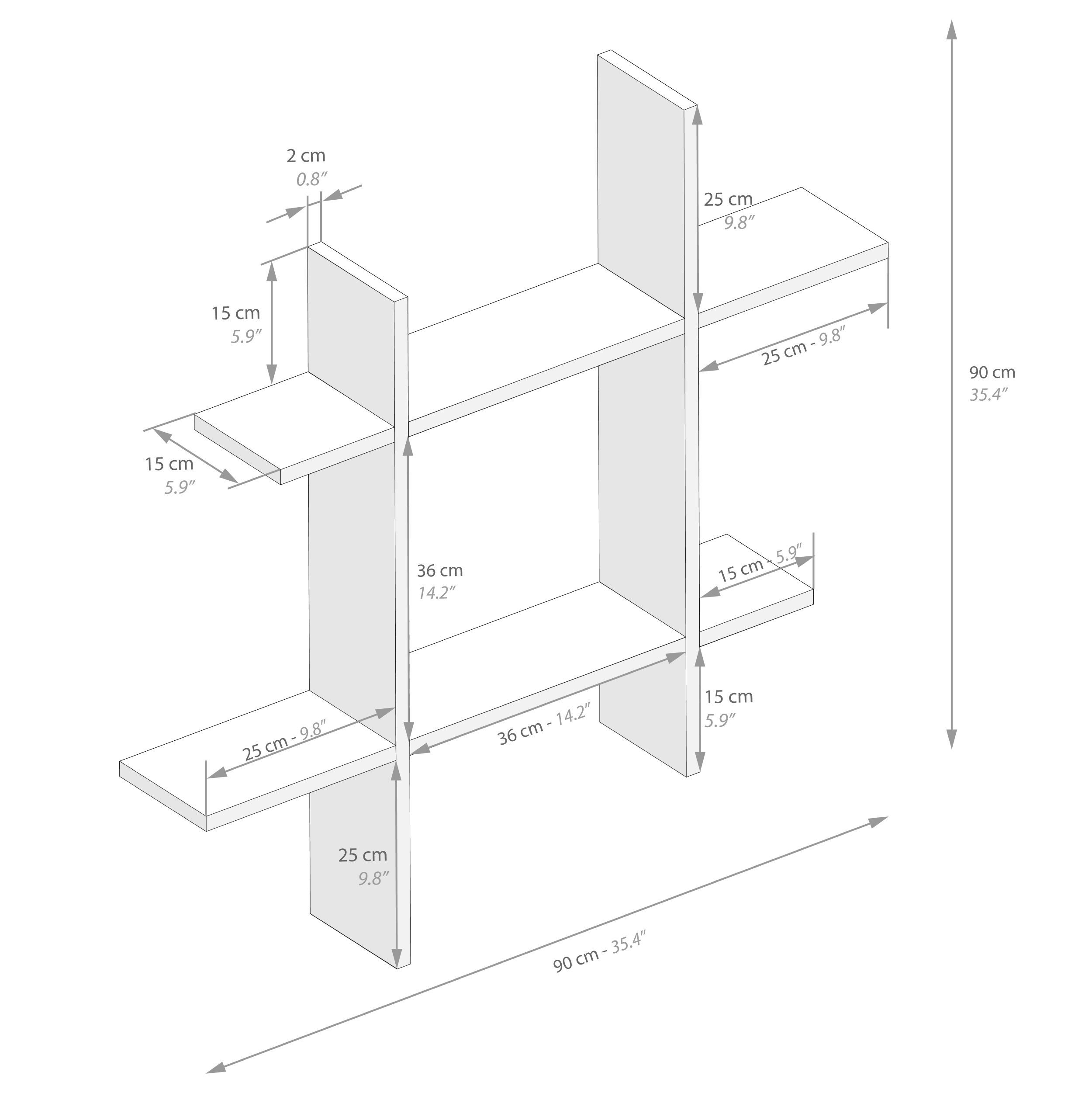 Меламиновая полка Mobili Fiver Анжелика ARCH-00112859 - Вид №5