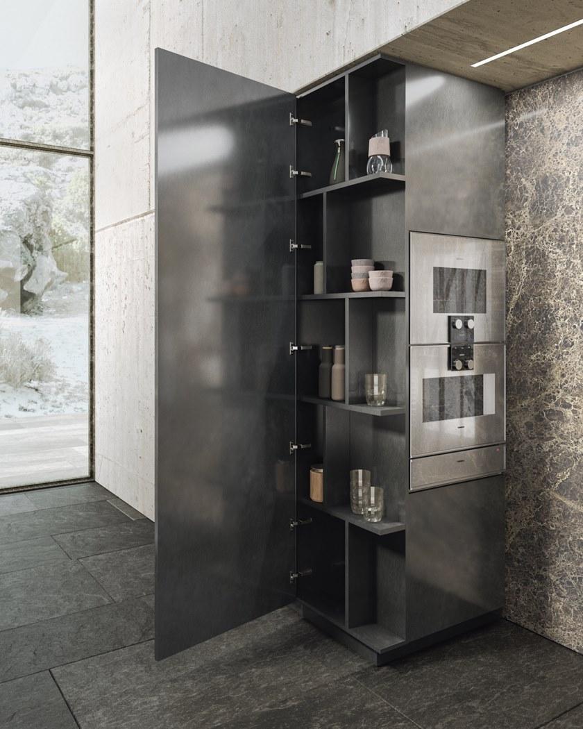 Alta Cucine Лакированная кухня с полуостровом Sistema 22.2 sun-id-1387473 - Вид №2