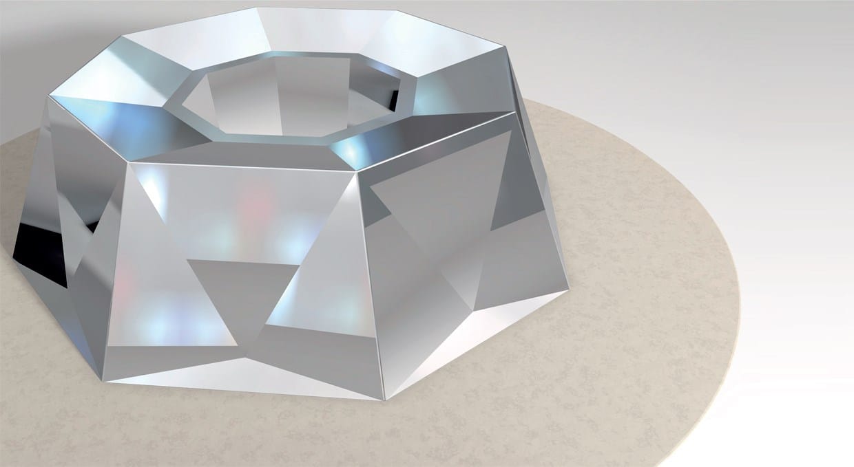 Круглая скамья со спинкой со встроенной плантатором Viscio Urban Design DAMANTE ARCH-00041277 - Вид №1