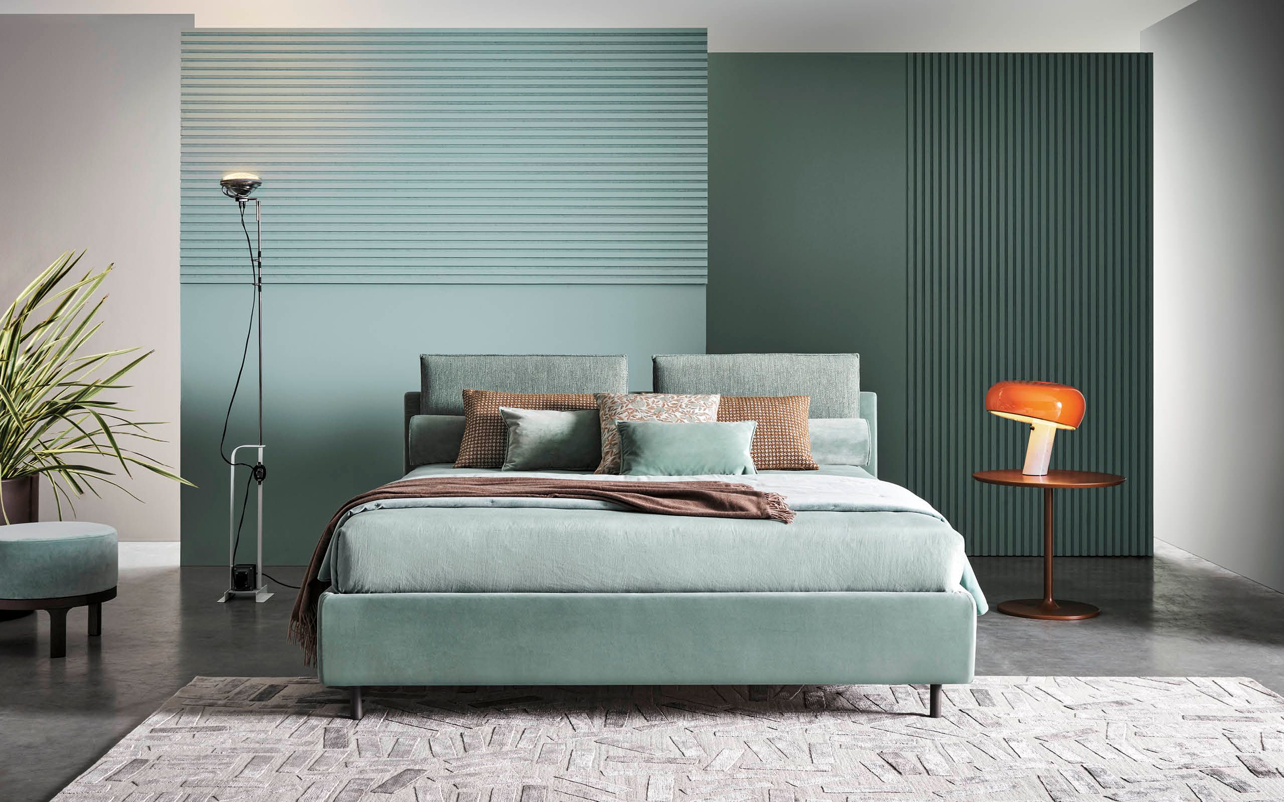 Двуспальная кровать с мягким изголовьем Twils Frick ARCH-00002239 - Вид №2