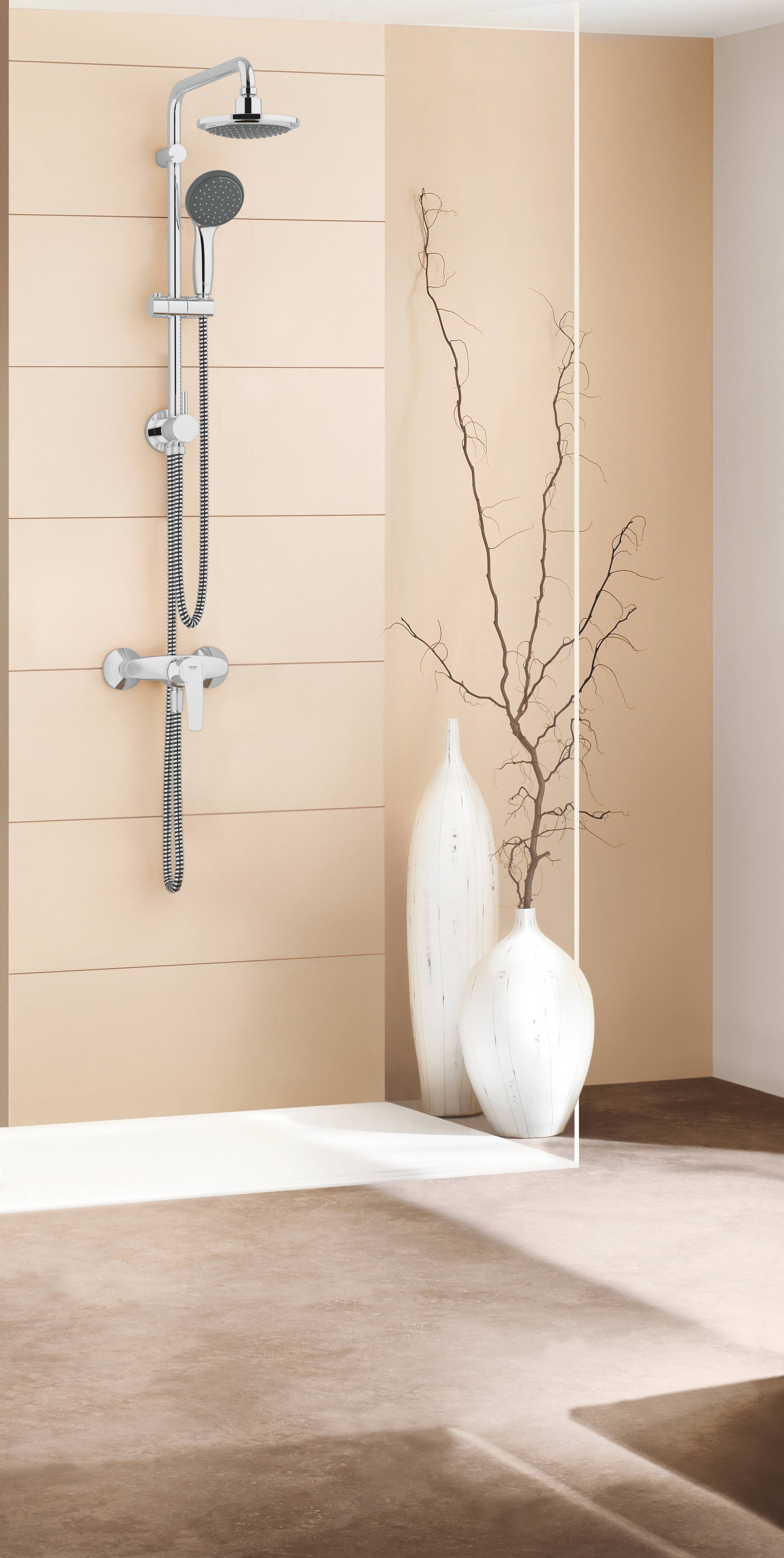 Душевая система с переключателем GROHE Vitalio Start, хром (26226000) - Вид №2