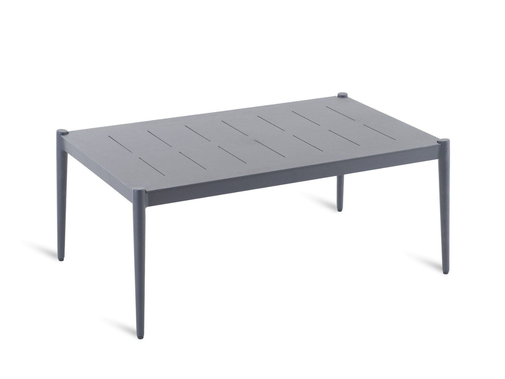 Алюминиевый прямоугольный низкий садовый столик Unopiù свет ARCH-00076201