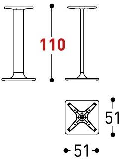 Varaschin Основание стола из алюминия Plinto sun-id-1466207 - Вид №13