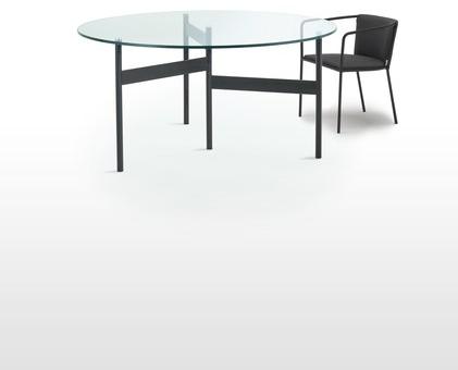 Living Divani Круглый стол из стали и стекла sun-id-1424803 - Вид №9