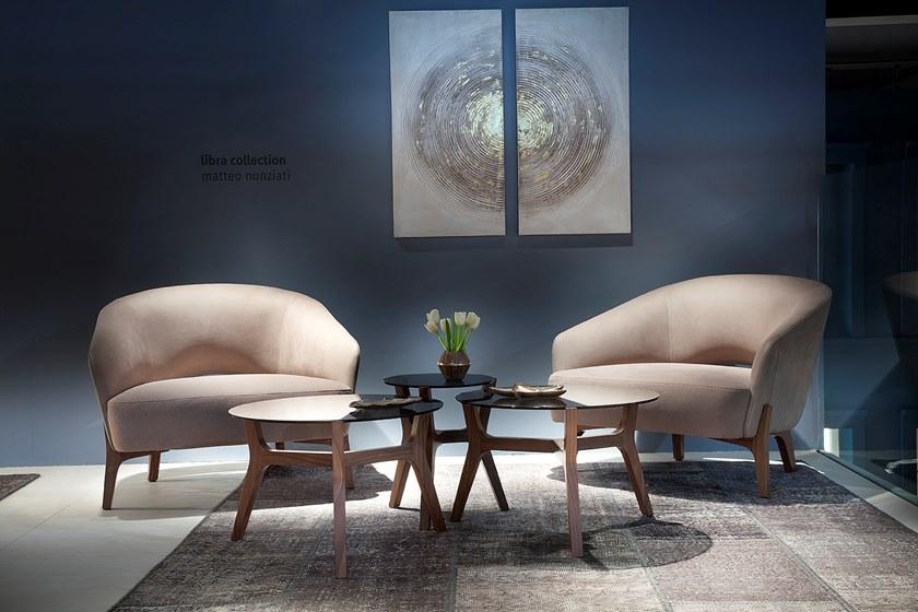 Tonon Кресло из ткани с подлокотниками Libra 298.21 - Вид №6