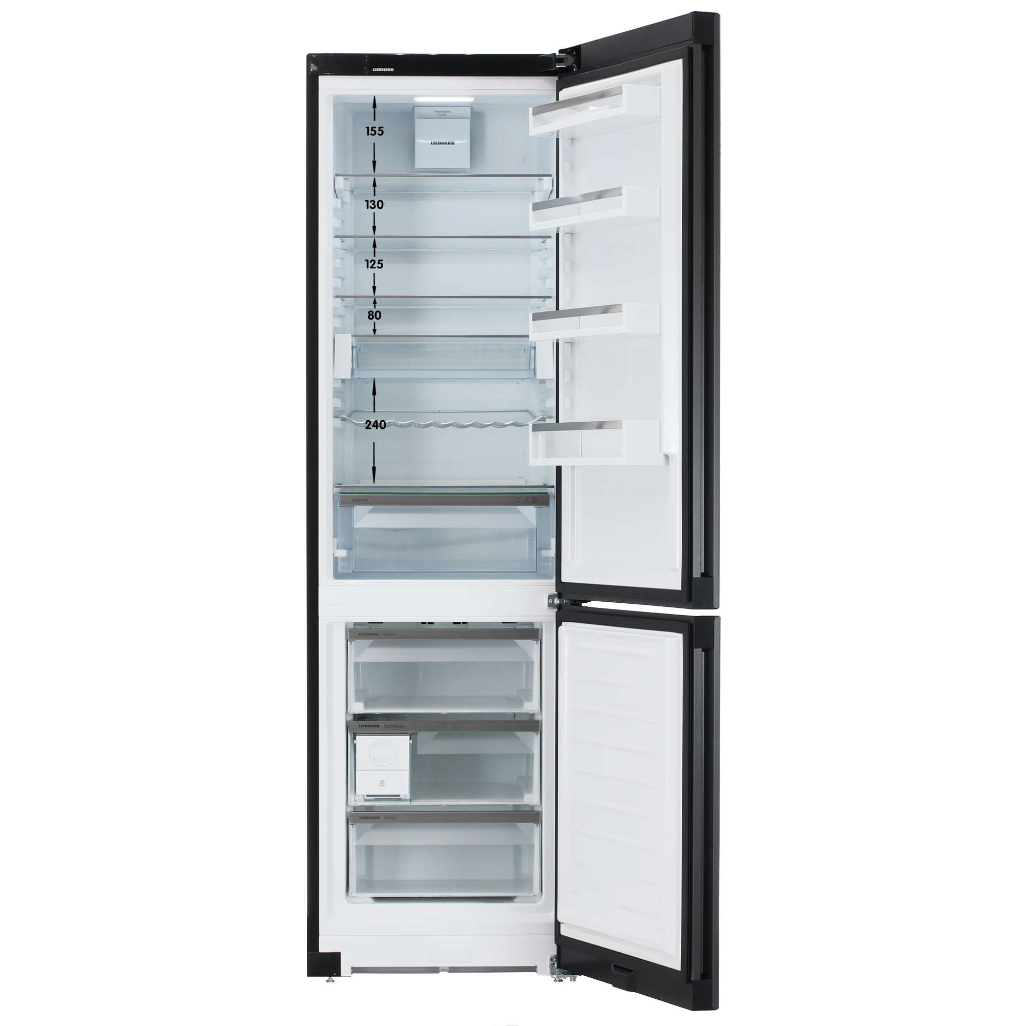 5457363 Холодильник с морозильником   Liebherr CNbdc 573i серый STDN-0076239 - Вид №1