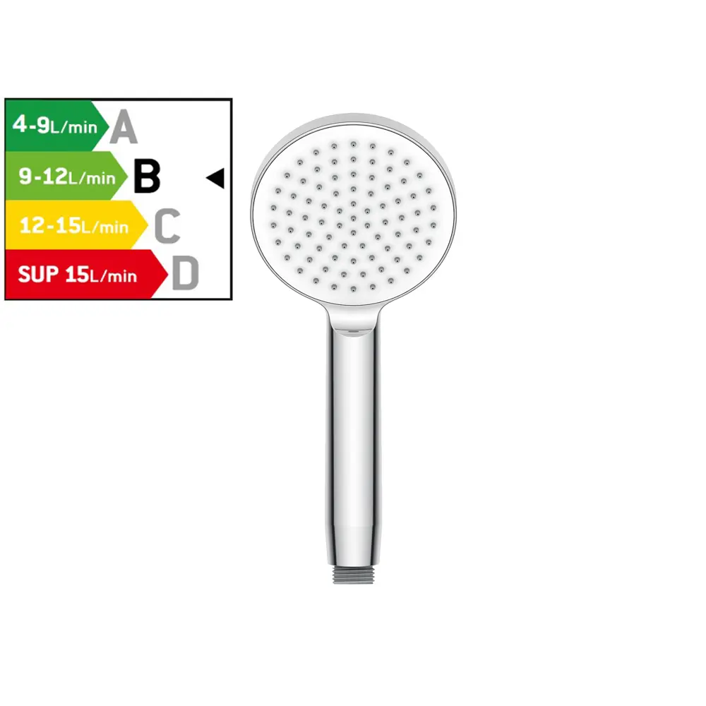 Лейка для душа Sensea Essential CHR White 1 режим цвет хром 82255910 STLM-2086334 - Вид №1