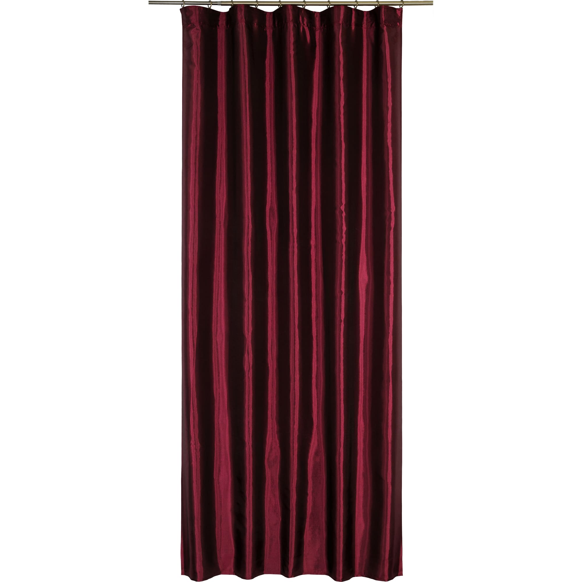 82111944 Штора на ленте «Taffy Cabaret 2», 140х260 см, однотон, цвет красный Santreyd 