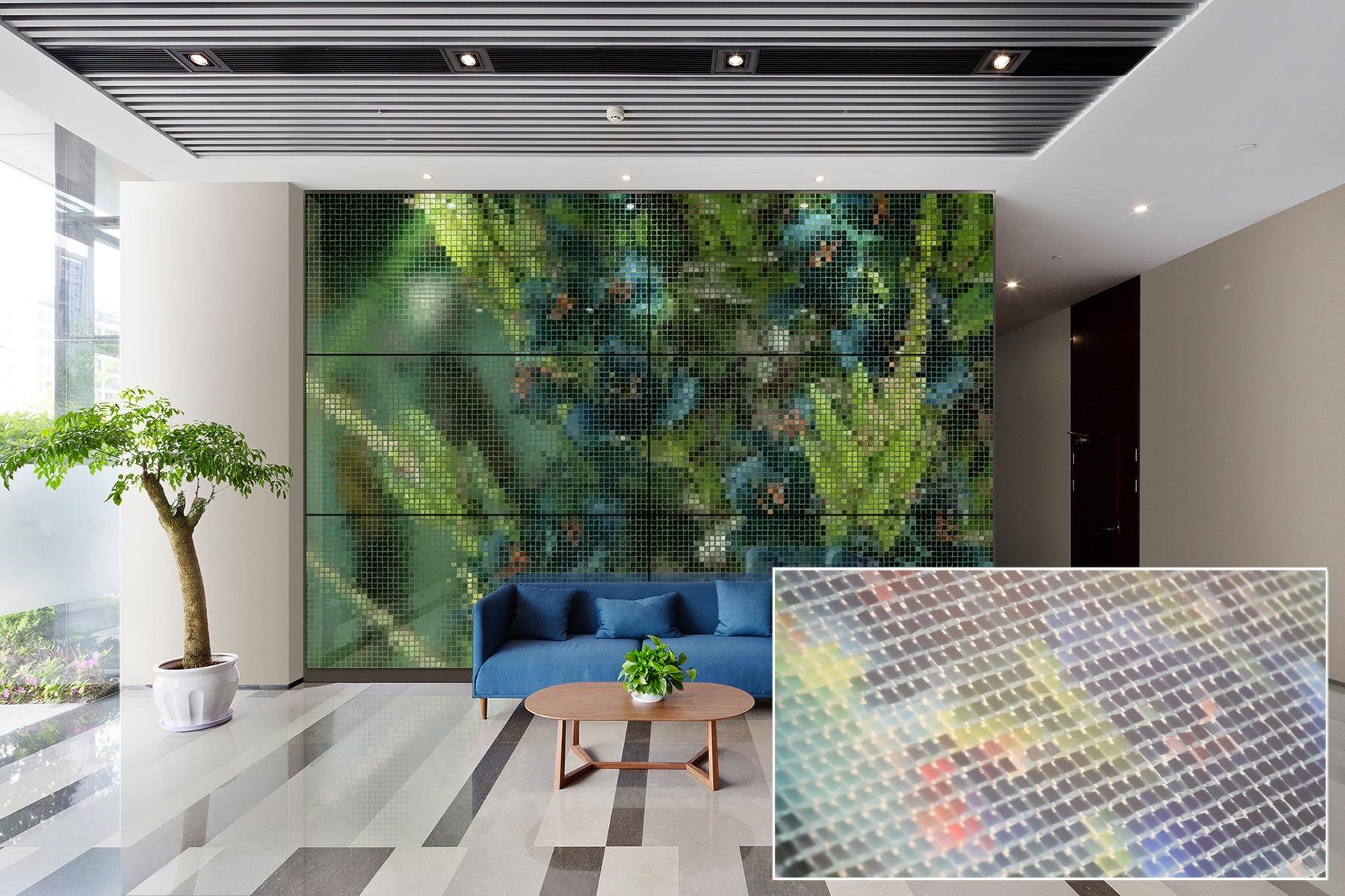 FSRT364 Перегородка из стекла vivispectra vektr с индивидуальной прослойкой в ​​стандартной отделке Forms-surfaces  - Вид №3